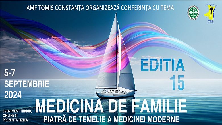 Medicii de familie se pot inscrie la Conferinta AMF Tomis Constanta (5 – 7 septembrie)