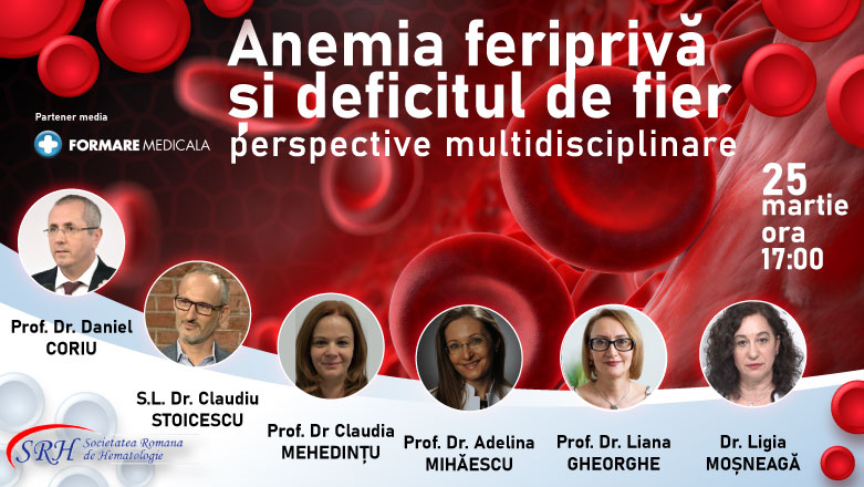 Webinar EMC si EFC pentru medici si farmacisti: Anemia feripriva si deficitul de fier